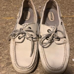 White Sperrys